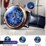 LIGE 8927 Luxury Business Quartz Camouflage Men’s Watch - Thumbnail Image 3