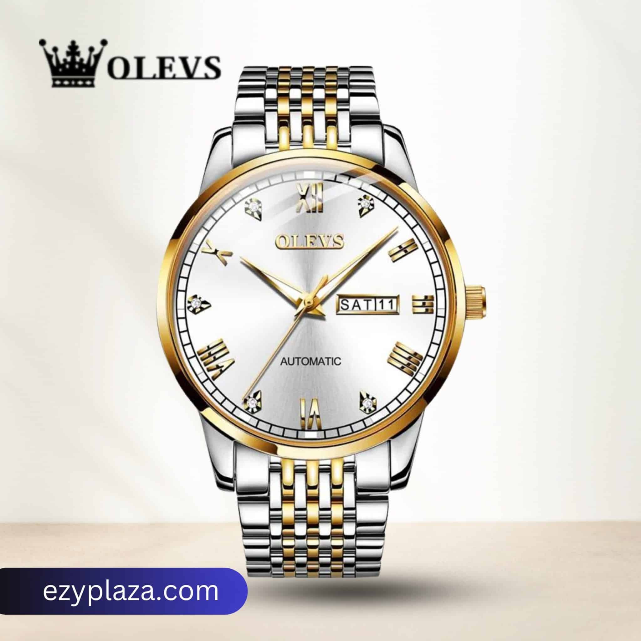 OLEVS 6602 Luxury Watch white