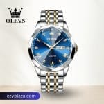 OLEVS 9931G New Exclusive Design Quartz Watch for Men - Blue - Thumbnail Image 1