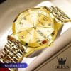 OLEVS 9931G New Exclusive Design Quartz Watch for Men( Full Golden)