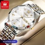 OLEVS 9931G New Exclusive Design Quartz Watch for Men - Blue - Thumbnail Image 7