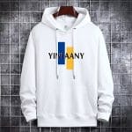 YINFAANY Premium White Cotton Hoodie for Men - Best Casual Winter Wear - Thumbnail Image 2