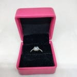 Luminous Embrace Brilliant Center Stone with Twisted Band Womens Ring - Thumbnail Image 3