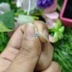 Premium quality Fashionable Classic Design Imitation Gold Polish 5 Stone  Nose Pin For Women - Thumbnail Image 1