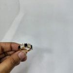 vibrant gold ring adorned with colorful gemstones. - Thumbnail Image 4