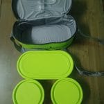 Lunch Box 2 Steel & 1 Microwave Safe Plastik Box - Thumbnail Image 4