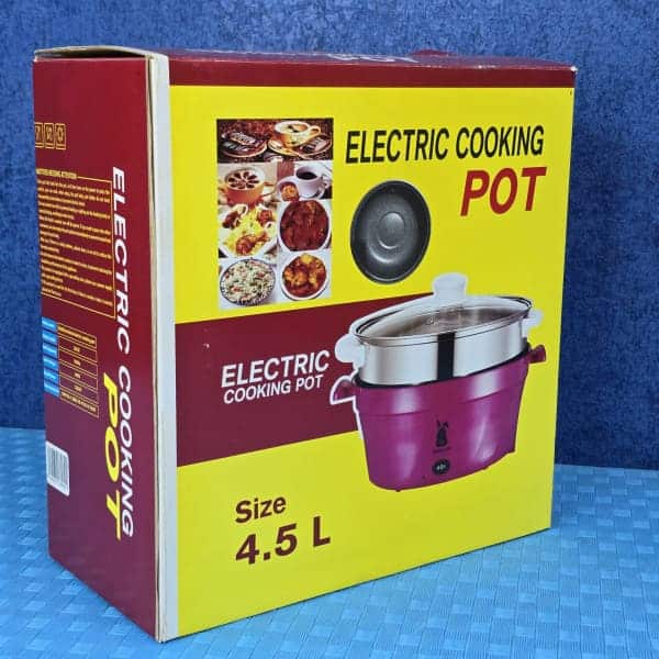 Runbaisen Double Deck Electric Cooking Pot & Steamer - 4.5L (1200W)