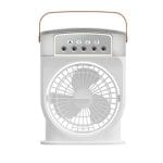 Portable Mist Air Cooler Desk Fan with 600ml Water Tank & 7-Color LED - Thumbnail Image 3
