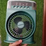 Portable Mist Air Cooler Desk Fan with 600ml Water Tank & 7-Color LED - Thumbnail Image 5