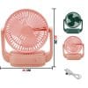 Rechargeable Portable Desk Fan