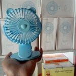 USB Clip Fan XH-09 Mini Portable Table Fan – 360 Rotation Handheld Desk Fan - Thumbnail Image 2